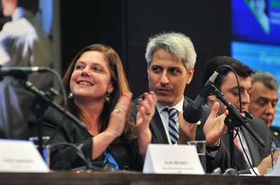 Deputados Soraya Santos e Alessandro Molon