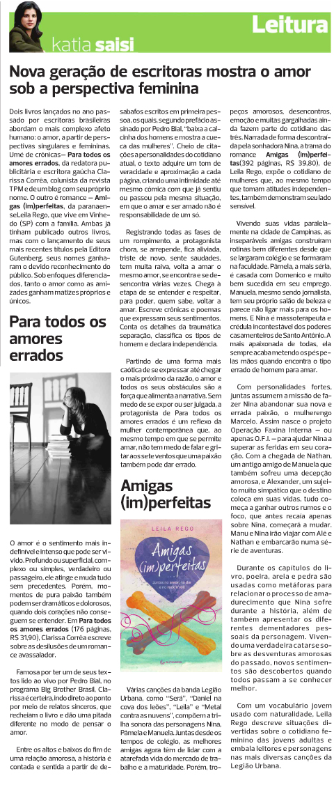 Nova geração de escritoras mostra o amor sob a perspectiva feminina