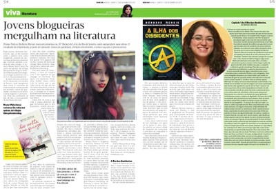 Jovens blogueiras mergulham na literatura