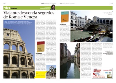 Viajante desvenda segredos de Roma e Veneza