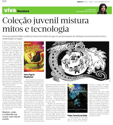 Coleção juvenil mistura mitos e tecnologia