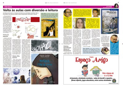 Volta às aulas com diversão e leitura