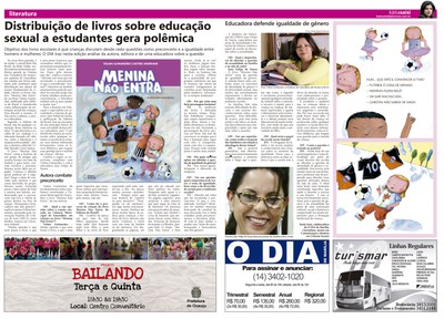 Distribuição de livros sobre educação sexual gera polêmica