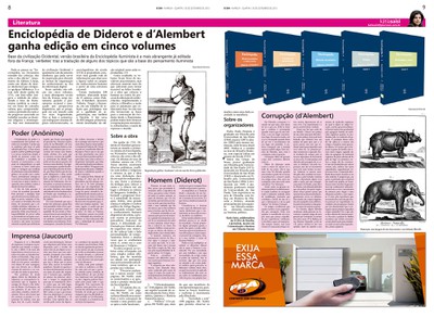 Enciclopédia de Diderot e d’Alembert ganha edição em cinco volumes