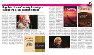 Linguista Noam Chomsky investiga a linguagem e suas especificidades