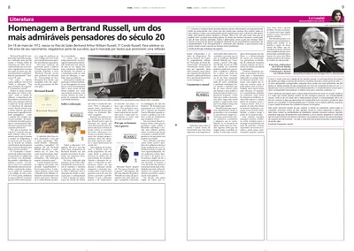 Homenagem a Bertrand Russell, um dos mais admiráveis pensadores do século XX