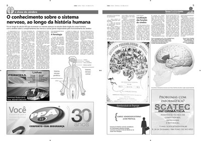 Coluna O Show do Cérebro no jornal O Dia - 07/04/2015