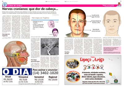 Coluna O Show do Cérebro no jornal O Dia - 14/07/2015
