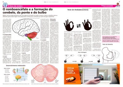 Coluna O Show do Cérebro no jornal O Dia, em 01/12/15