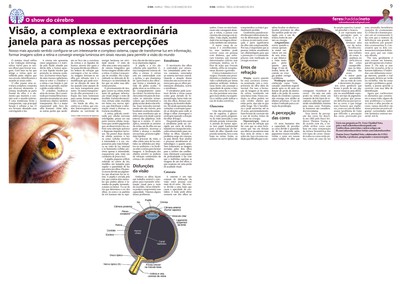 Coluna O Show do Cérebro no jornal O Dia, em 22/03/2016