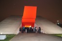 A chegada dos convidados à solenidade realizada no Auditório Ibirapuera