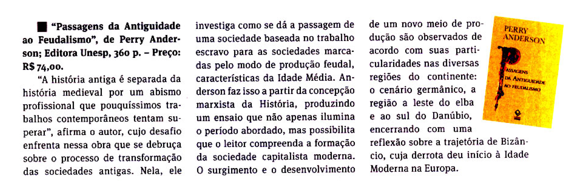 Passagens da Antiguidade