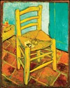 Cadeira de Van Gogh com cachimbo